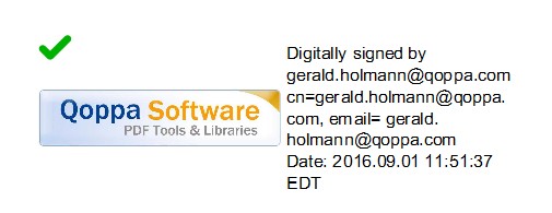 This is a valid digital signature in the original PDF showing as valid in the output HTML